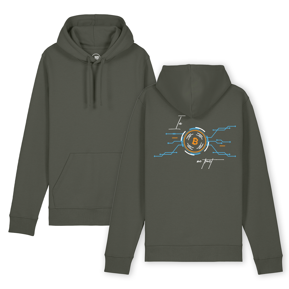 Hoodie "In Bitcoin we trust"