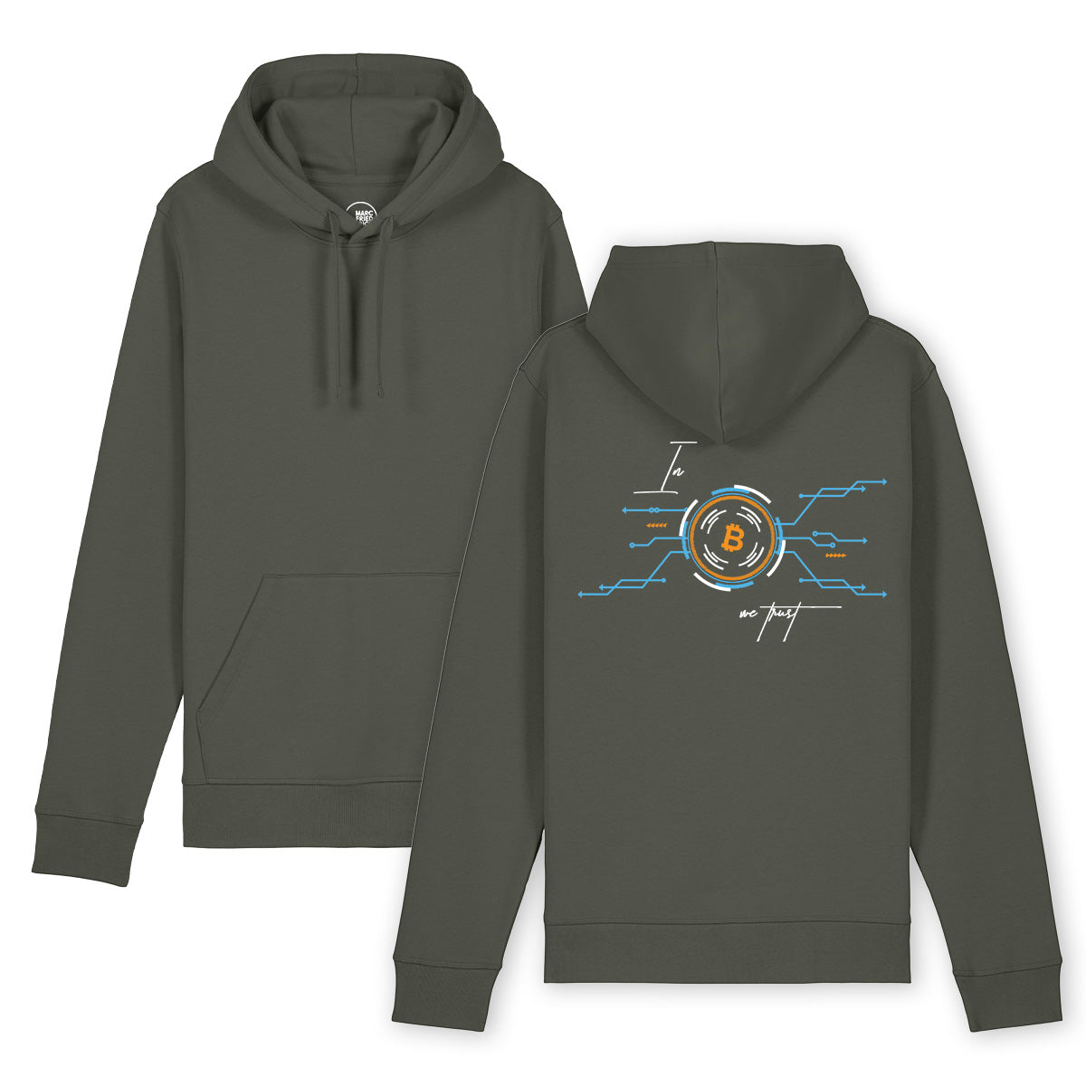 Hoodie "In Bitcoin we trust"