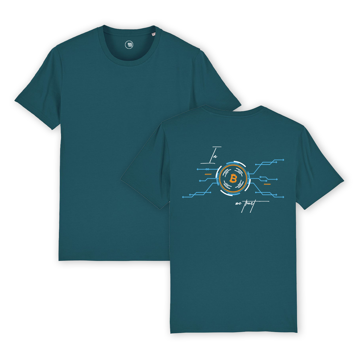 T-Shirt "In Bitcoin we trust"