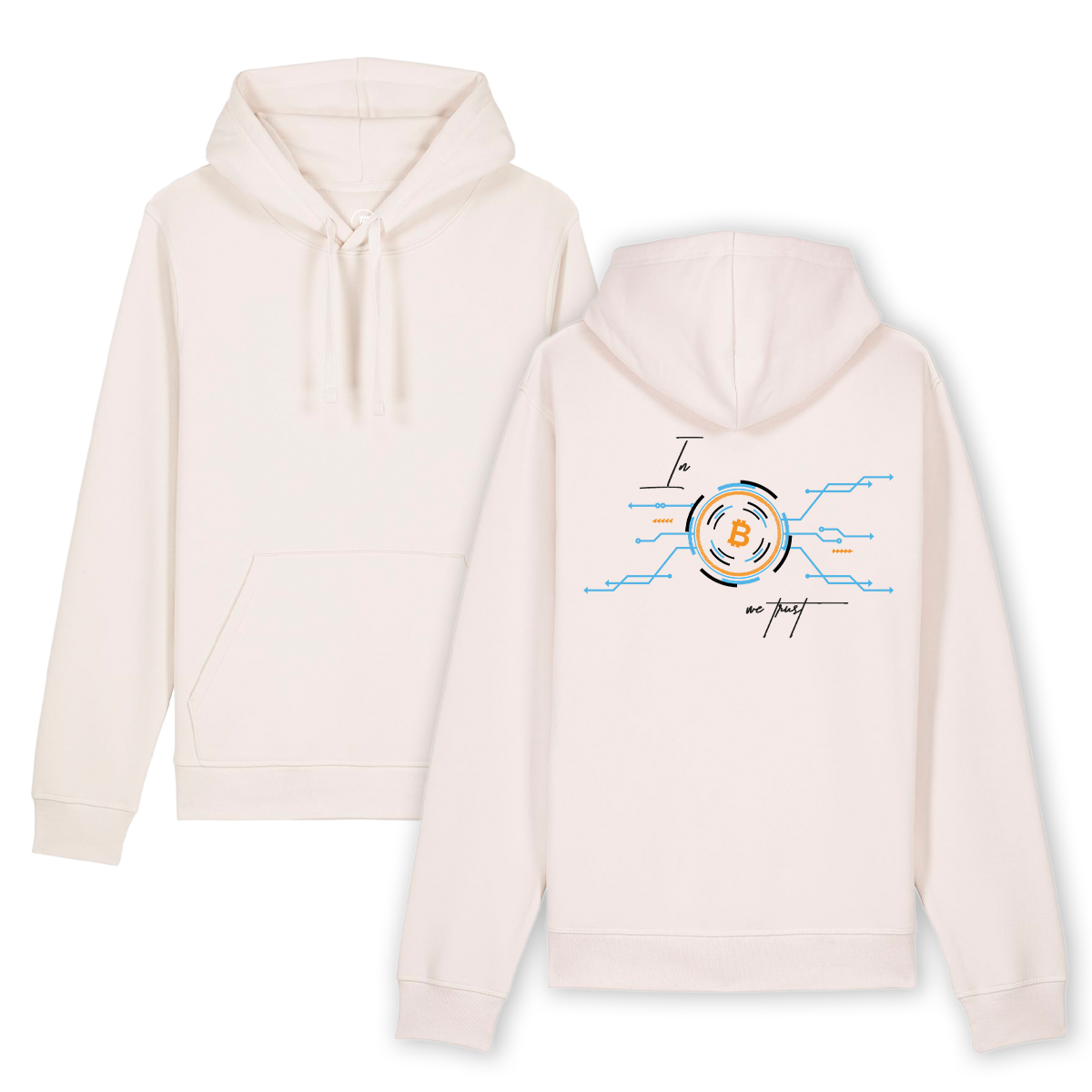 Hoodie "In Bitcoin we trust"