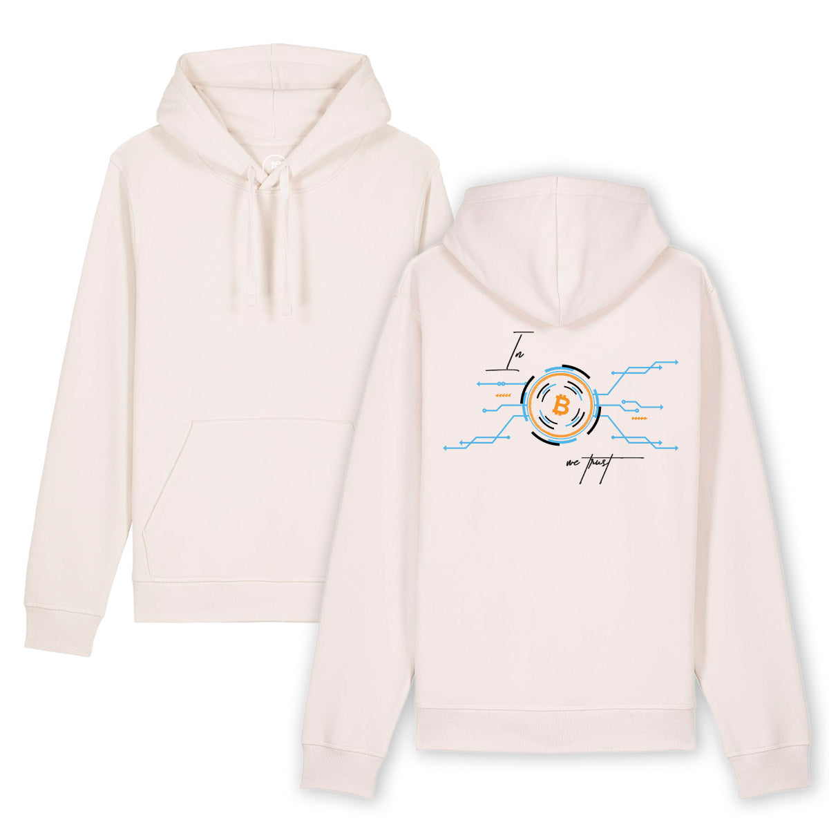 Hoodie "In Bitcoin we trust"